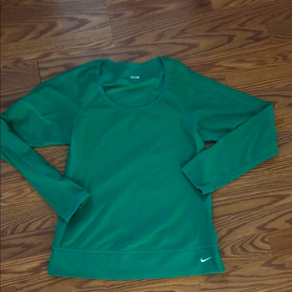 Nike Dri-Fit Green Long Sleeve
